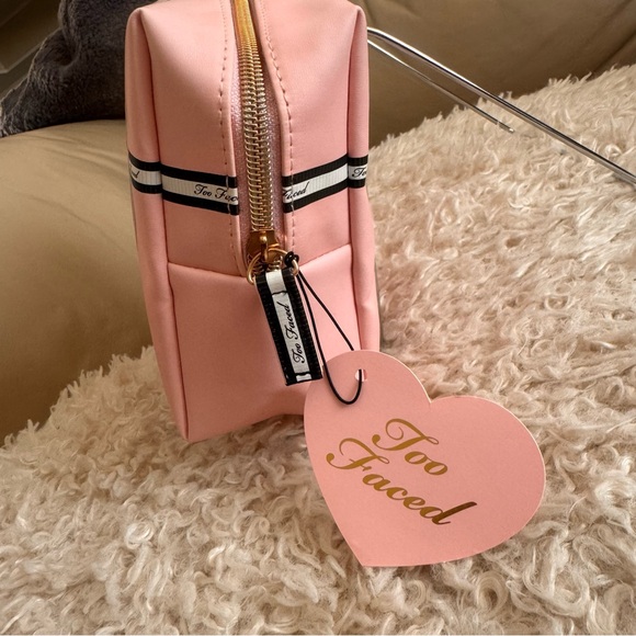COPY - New Large, Pink, Too Faced Makeup Cosmetics Bag 💄 - Picture 10 of 12